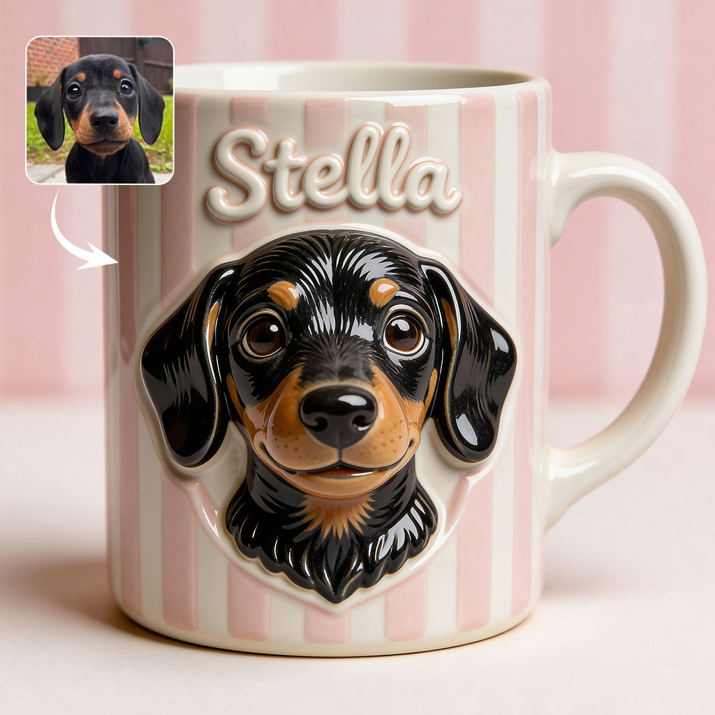 Love My pet - Personalized Dog Accent Mug