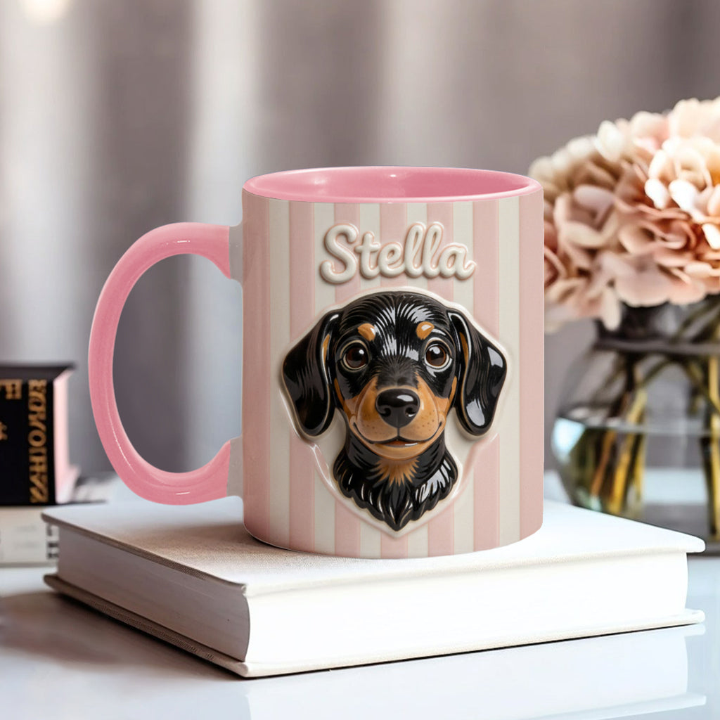Love My pet - Personalized Dog Accent Mug