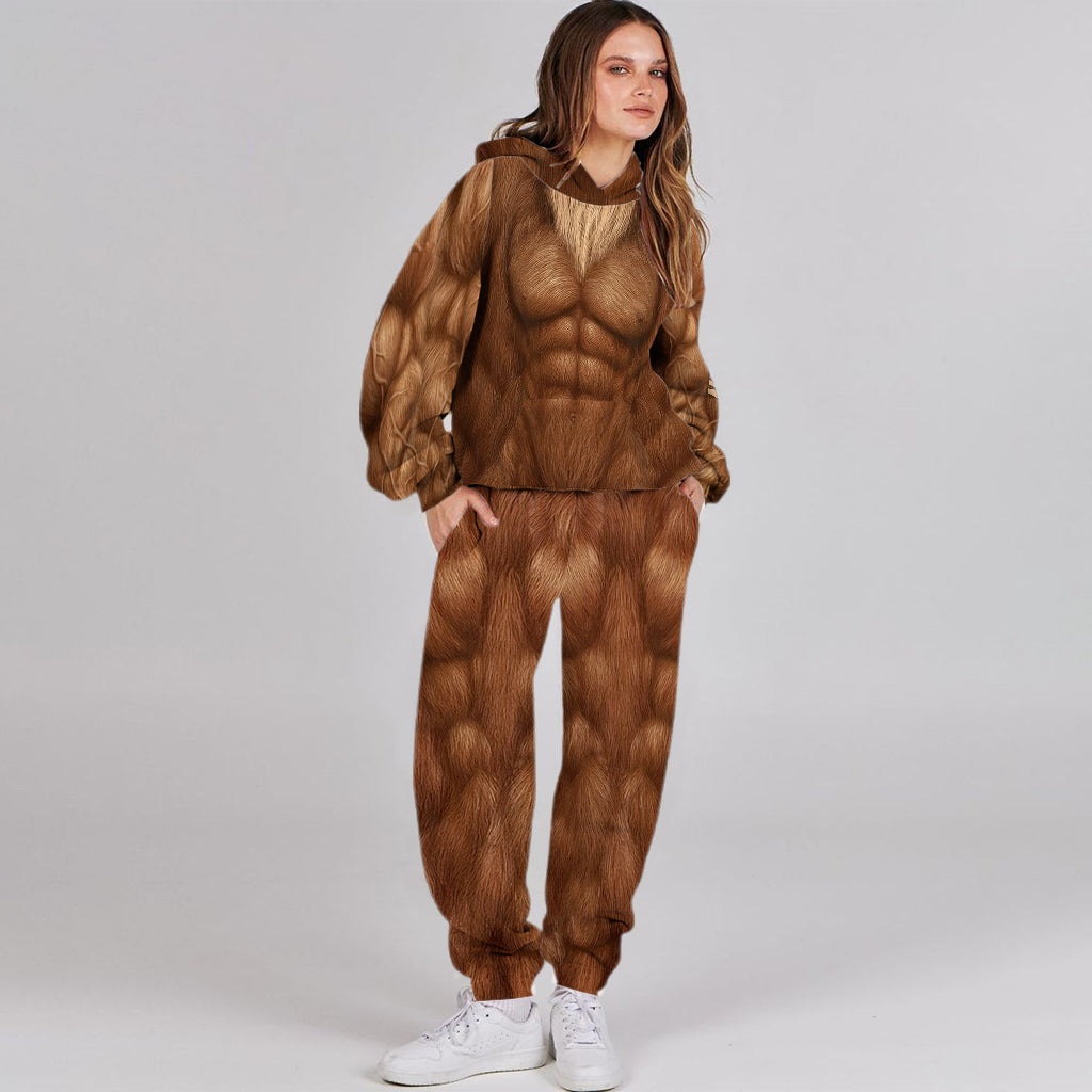 Bigfoot-Kostüm – Personalisierter Bigfoot-Hoodie und Jogginghose