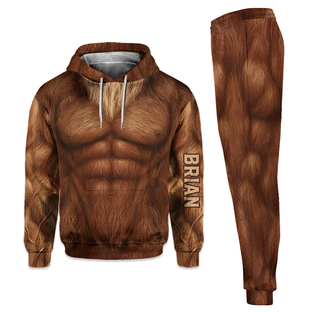 Bigfoot-Kostüm – Personalisierter Bigfoot-Hoodie und Jogginghose