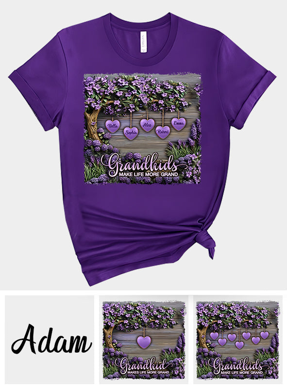 Enkelkinder machen das Leben schöner – personalisiertes Oma-T-Shirt und Hoodie