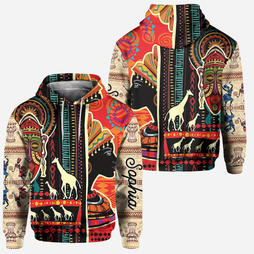 Colors Of Africa - Personalized African American Hoodie and Leggings