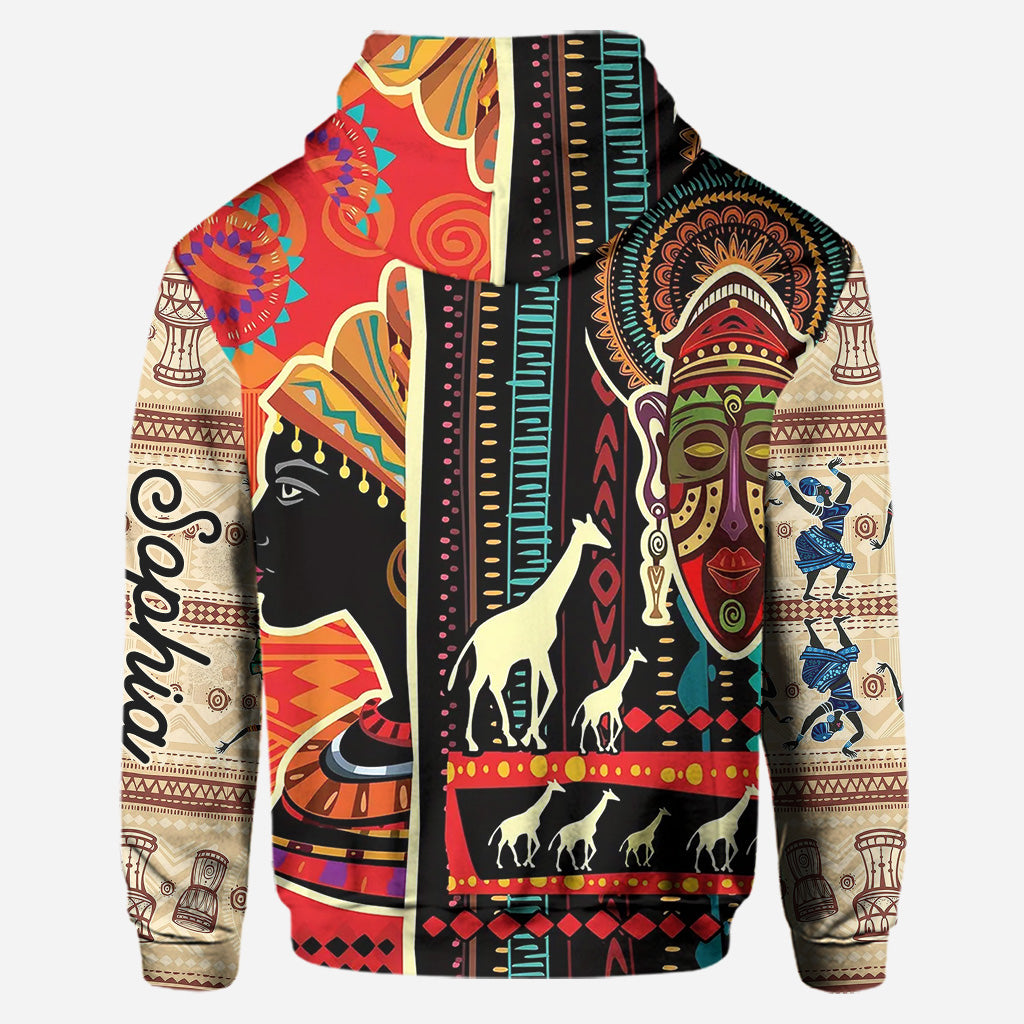 Colors Of Africa - Personalized African American Hoodie and Leggings
