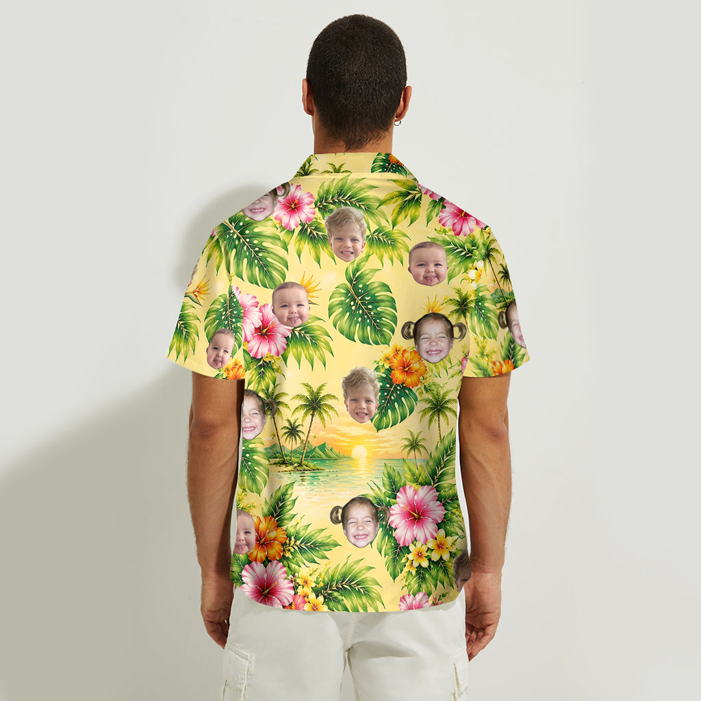 Dieses Opa-Shirt gehört - Personalisiertes Hawaiian Shirt für Opa