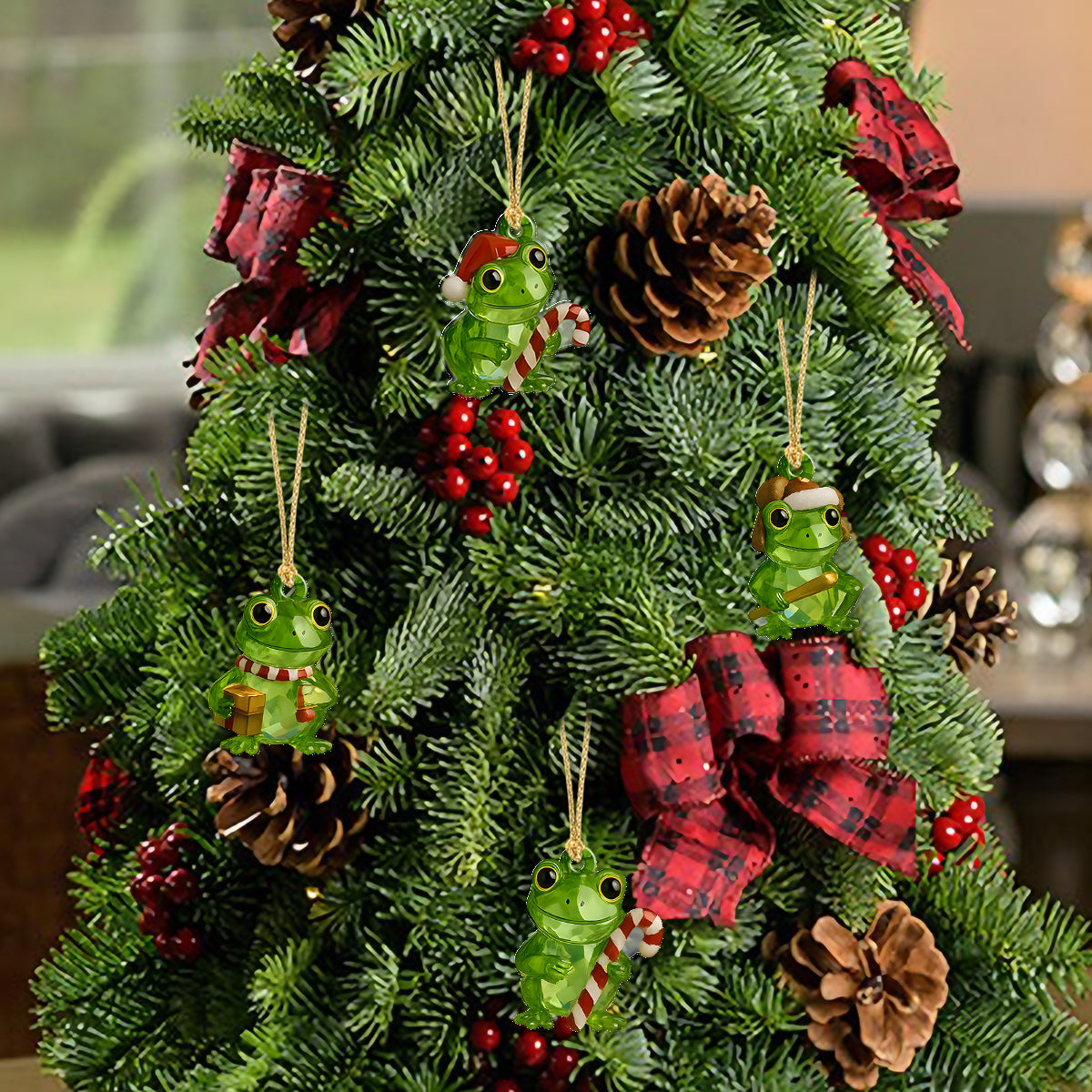 Froschliebhaber – Personalisierter Frosch-Adventskalender mit Ornamenten