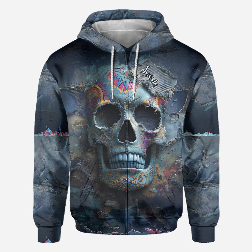 Sugar Skull - Personalized Skull All Over Shirt