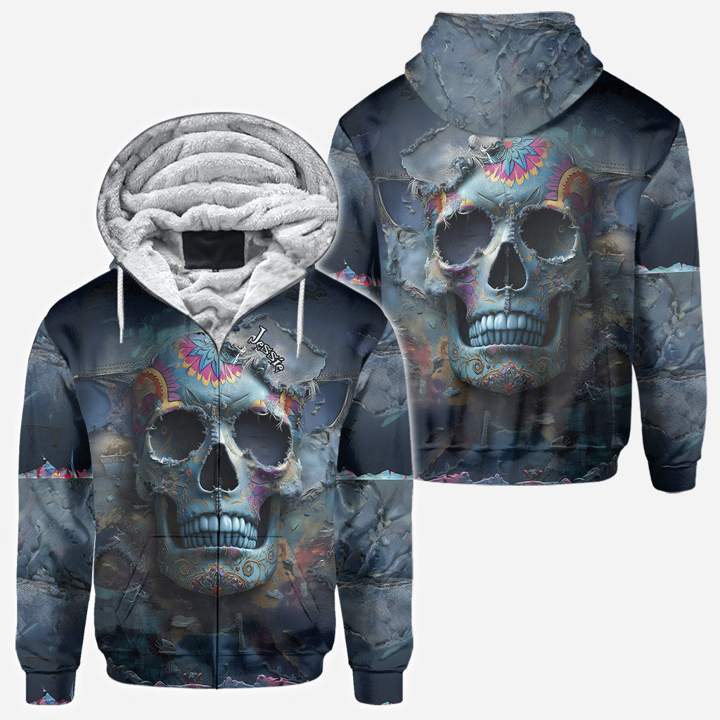 Sugar Skull - Personalized Skull All Over Shirt