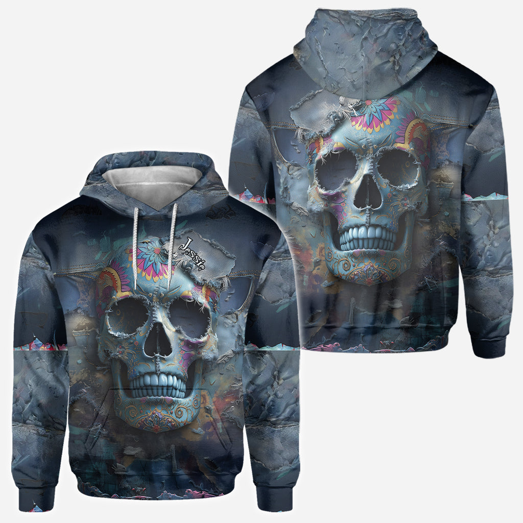 Sugar Skull - Personalized Skull All Over Shirt