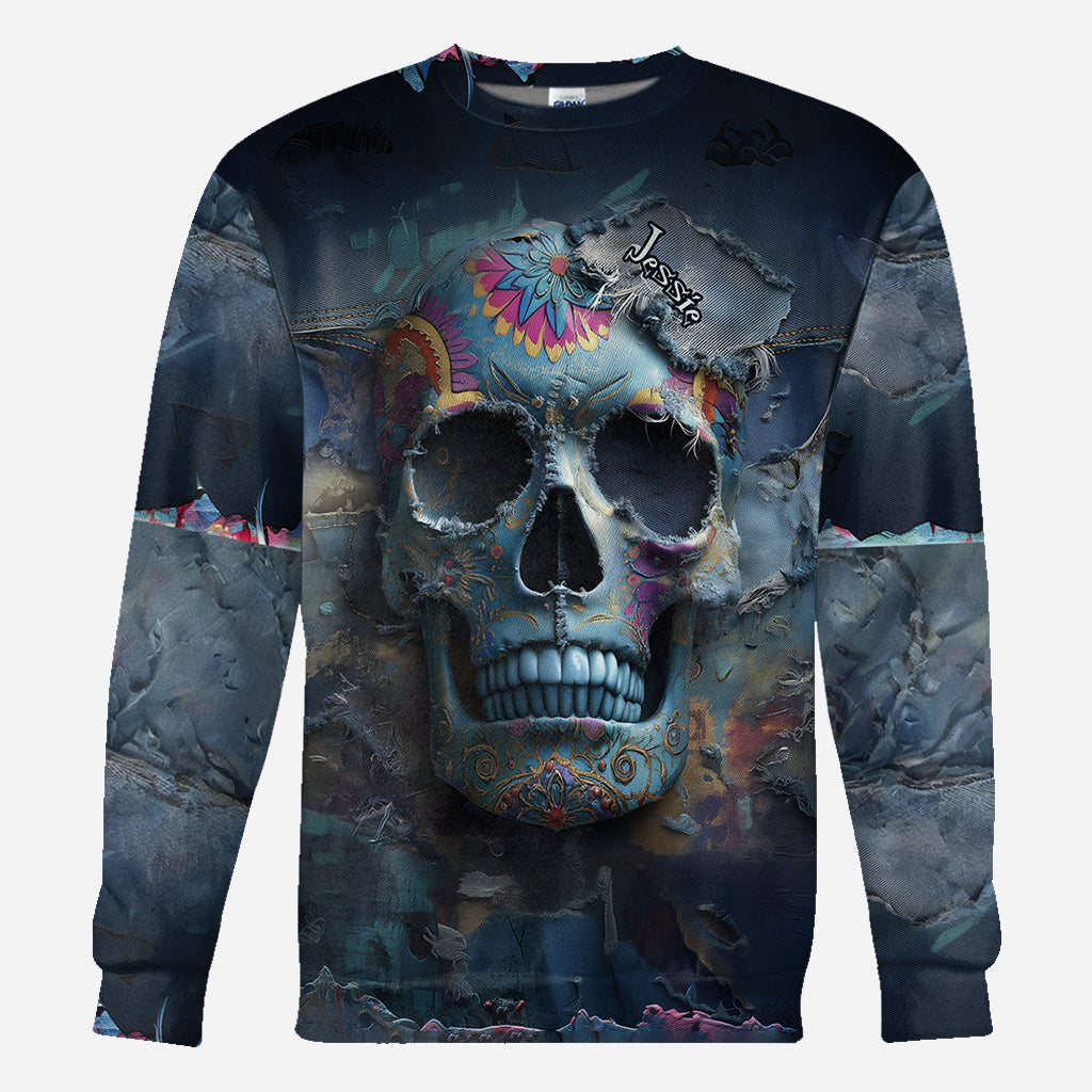 Sugar Skull - Personalized Skull All Over Shirt
