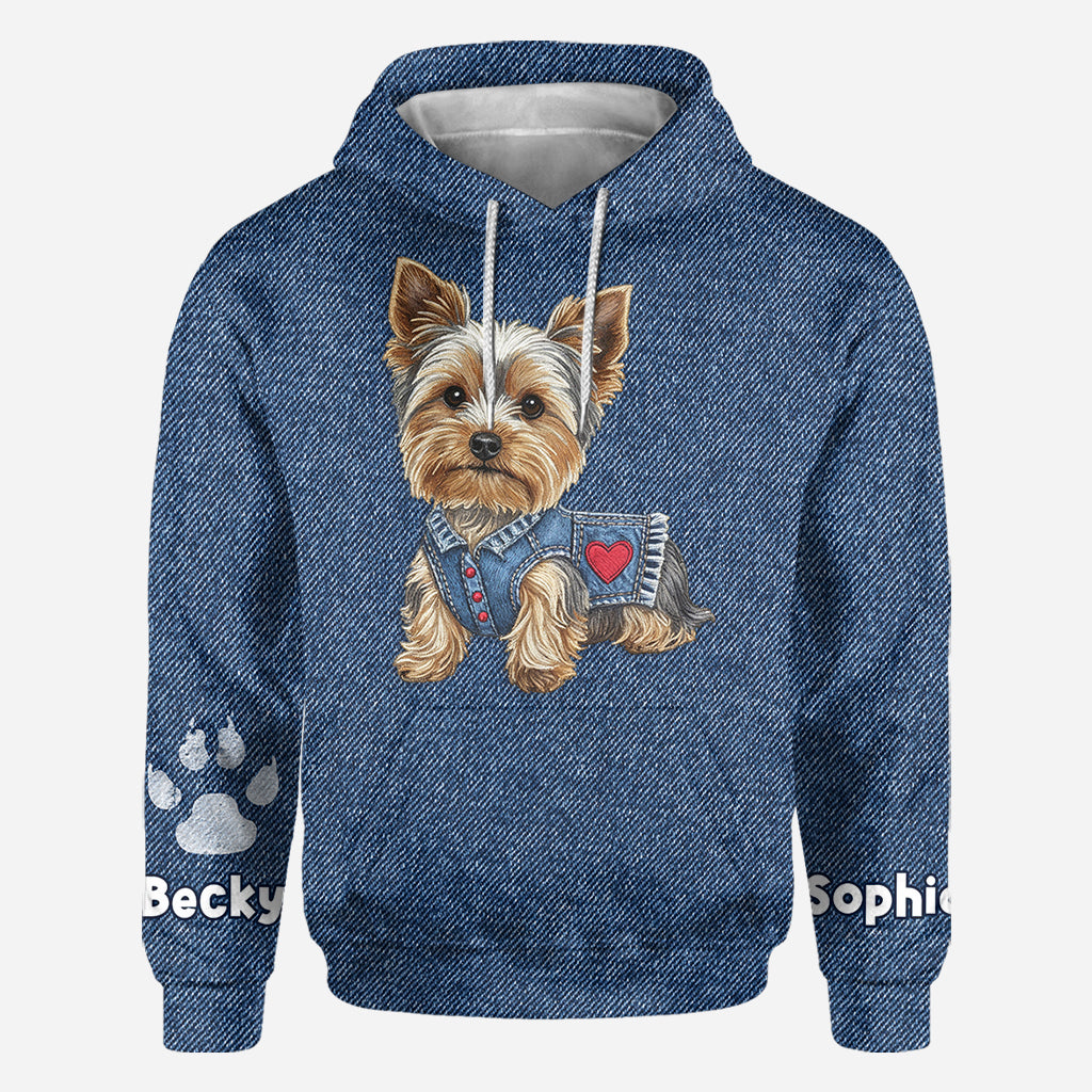 Niedliches Hundekostüm - Personalisiertes T-Shirt mit Hundemotiv
