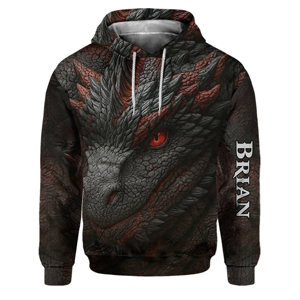 Geschenk für Drachenliebhaber – Personalisierter Drachen-Hoodie und Jogginghose
