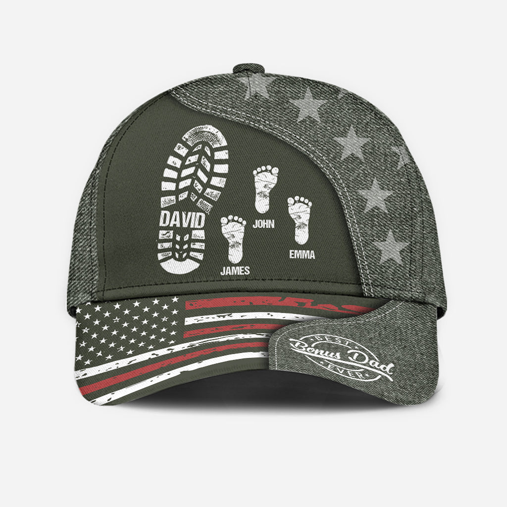 Best Bonus Dad Ever - Personalized Step Dad Classic Cap