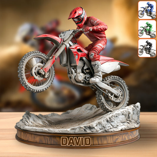 Ride Or Die – Personalisierte Acrylplakette in individueller Form für Dirtbikes