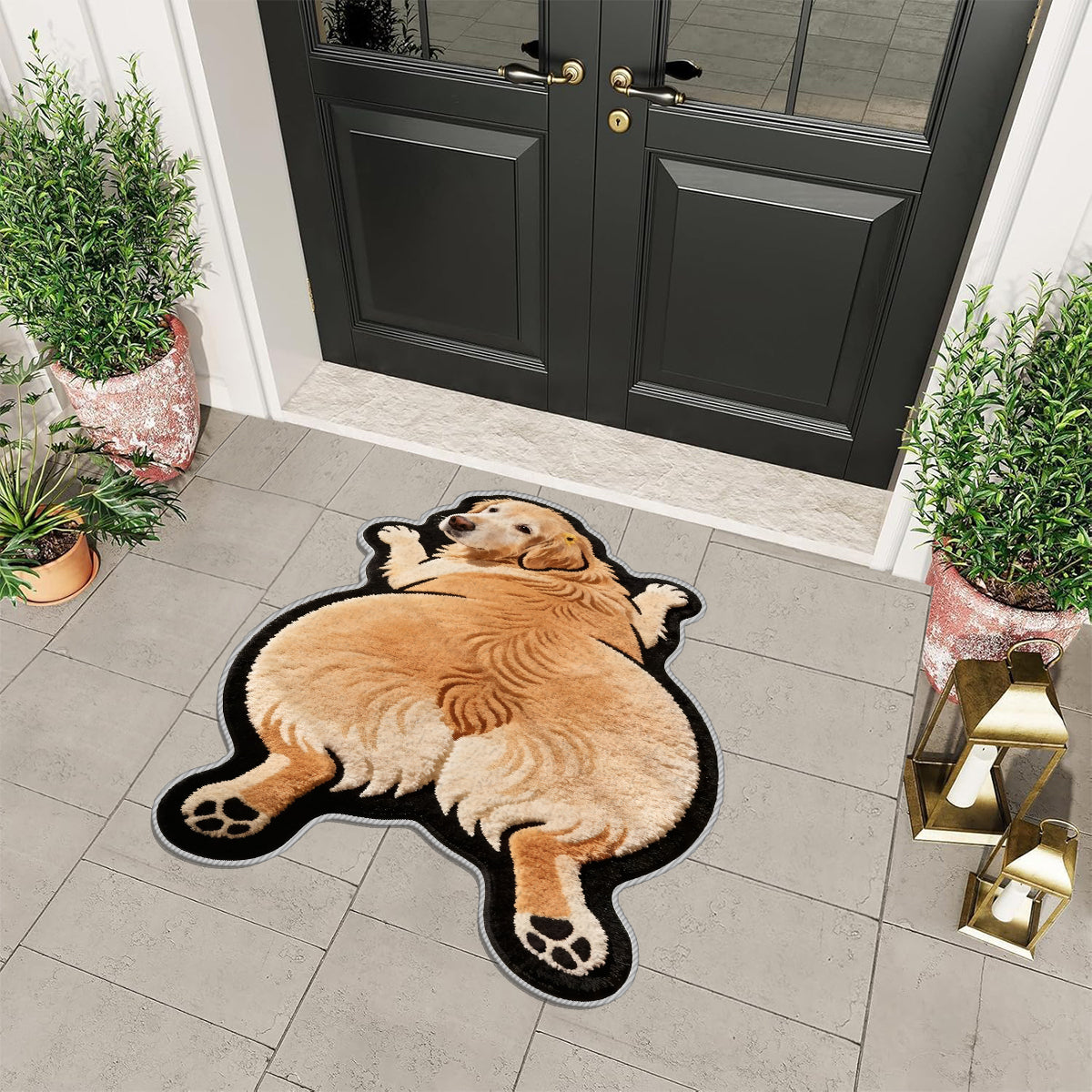 Dog Lovers - Personalized Dog Non-Slip Tufted Rug