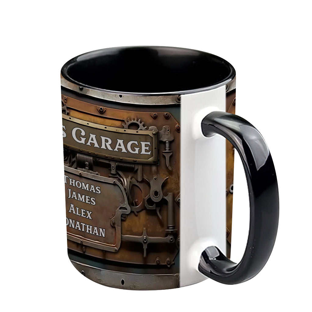 Dad's Garage - Personalized Father Accent Mug