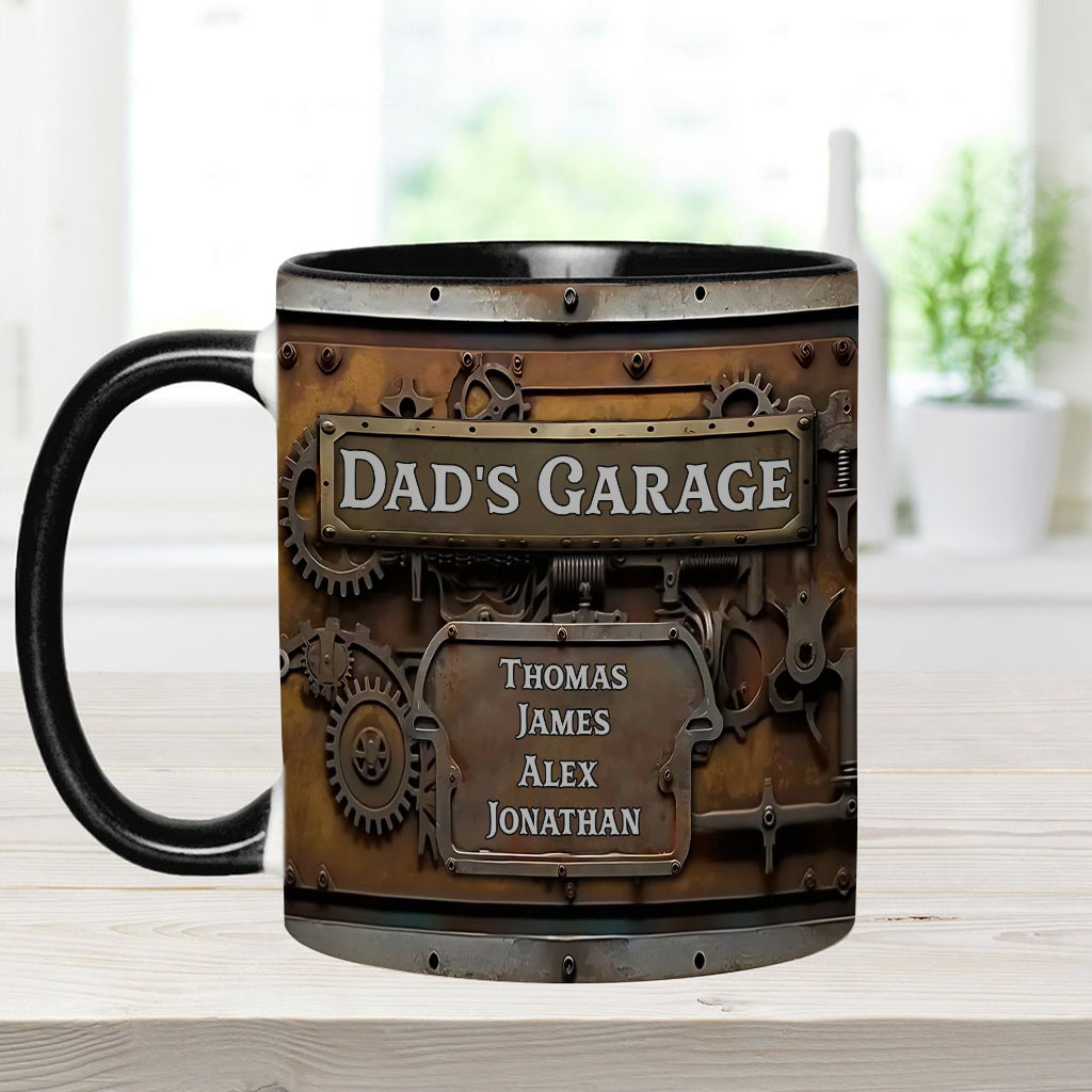 Dad's Garage - Personalized Father Accent Mug