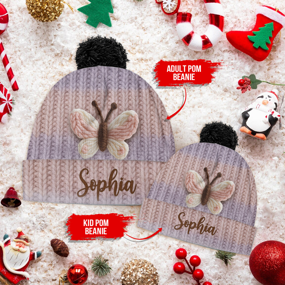 Wunderschöner Schmetterling – personalisierte Schmetterlingsmütze