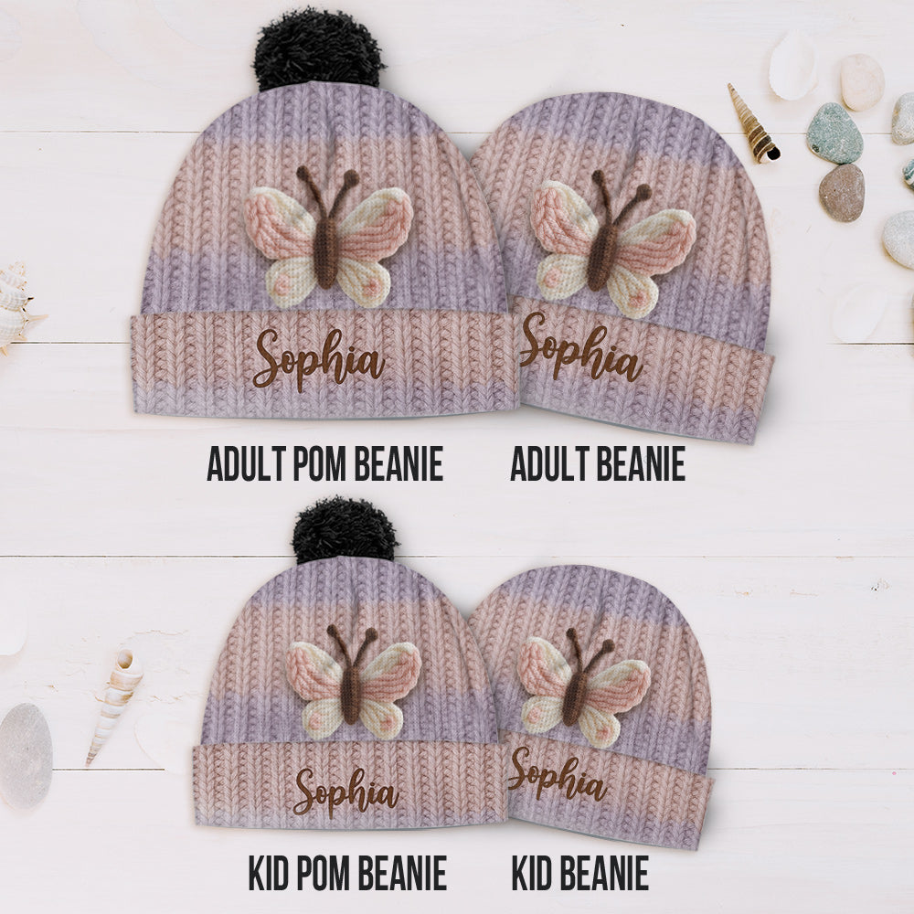 Wunderschöner Schmetterling – personalisierte Schmetterlingsmütze