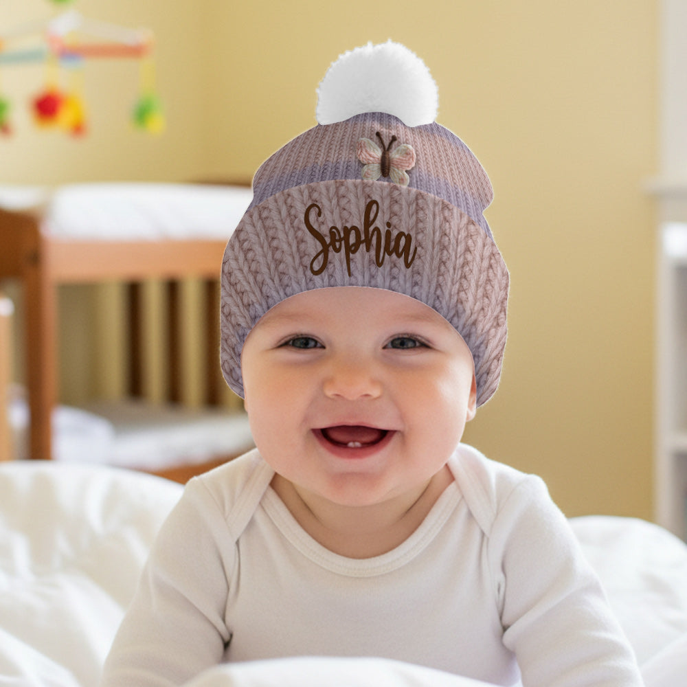 Wunderschöner Schmetterling – personalisierte Schmetterlingsmütze