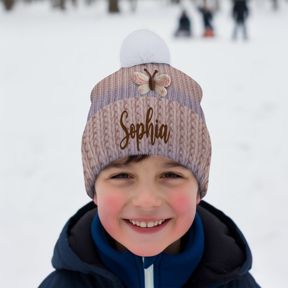 Wunderschöner Schmetterling – personalisierte Schmetterlingsmütze