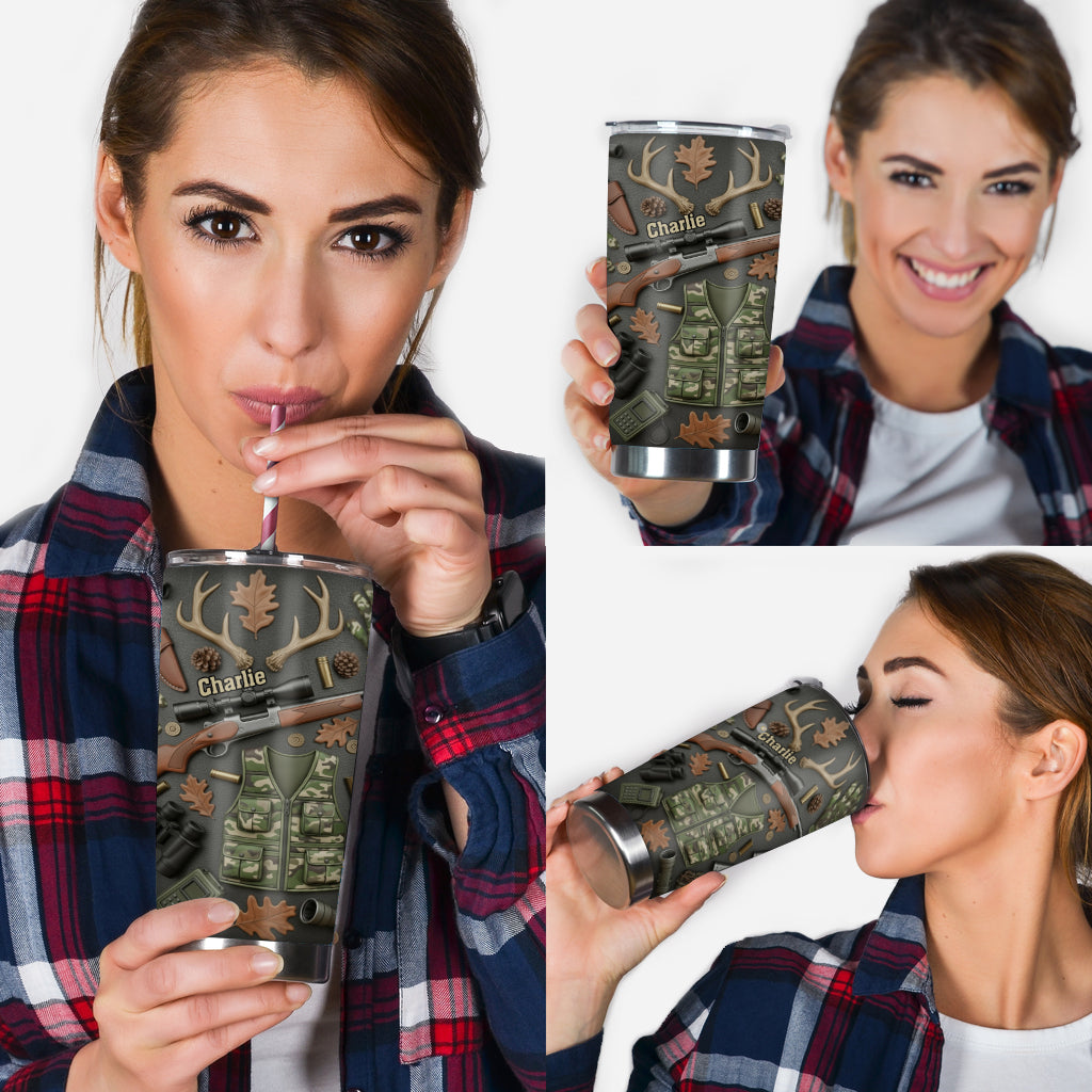 Love Hunting - Personalized Hunting Tumbler