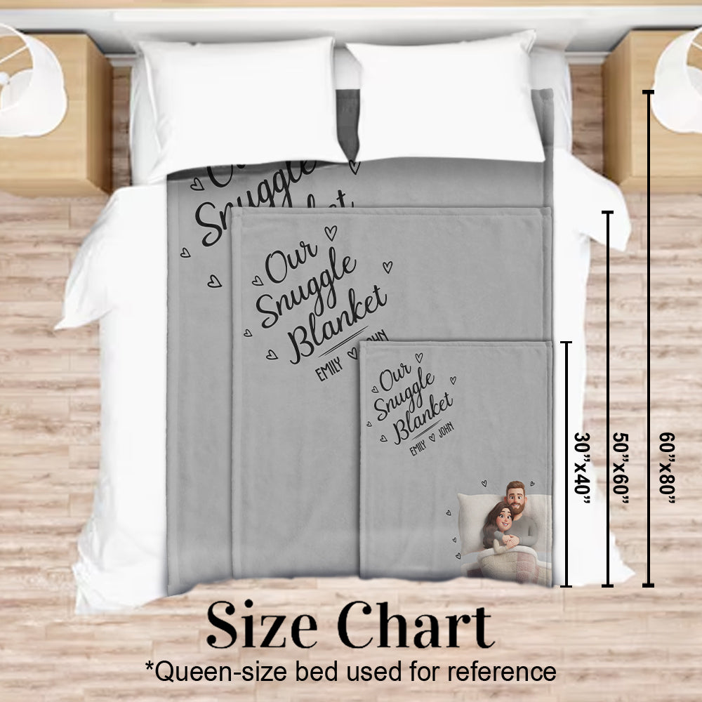 Unsere Kuscheldecke – Personalisierte Paardecke