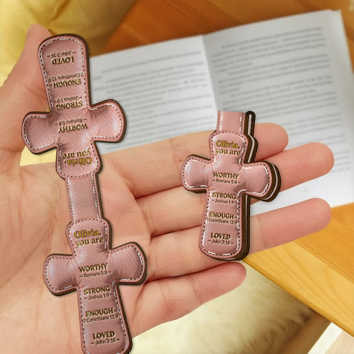 God Says You Are - Personalized Christian Shaped Magnetic Bookmark