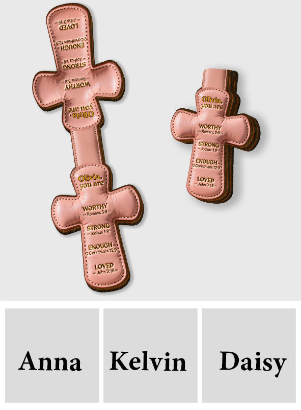 God Says You Are - Personalized Christian Shaped Magnetic Bookmark