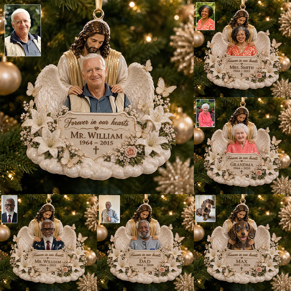 Memorial Gift, Christmas Decor, Gift for Lost of Loved Ones - Personalized Memorial Premium 3D Ornament