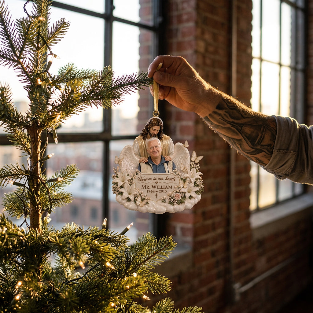 Memorial Gift, Christmas Decor, Gift for Lost of Loved Ones - Personalized Memorial Premium 3D Ornament