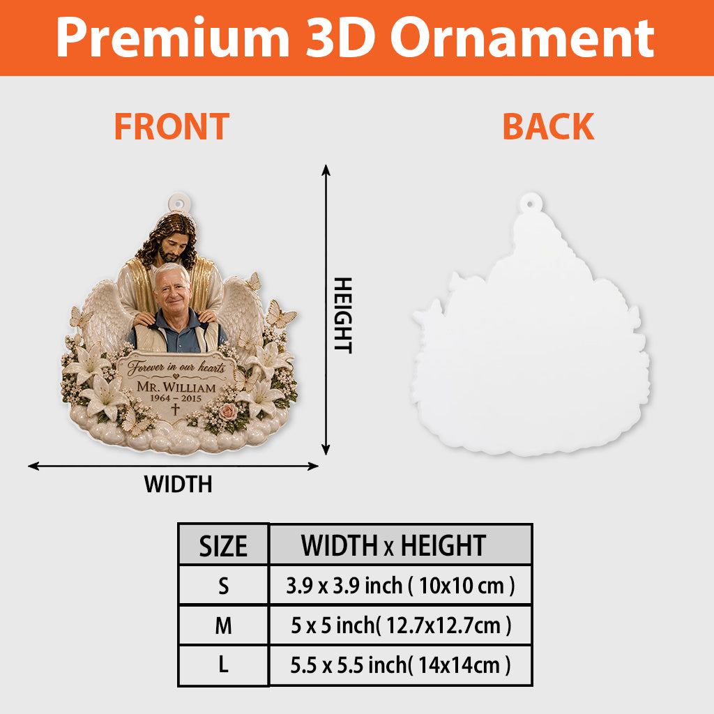 Memorial Gift, Christmas Decor, Gift for Lost of Loved Ones - Personalized Memorial Premium 3D Ornament