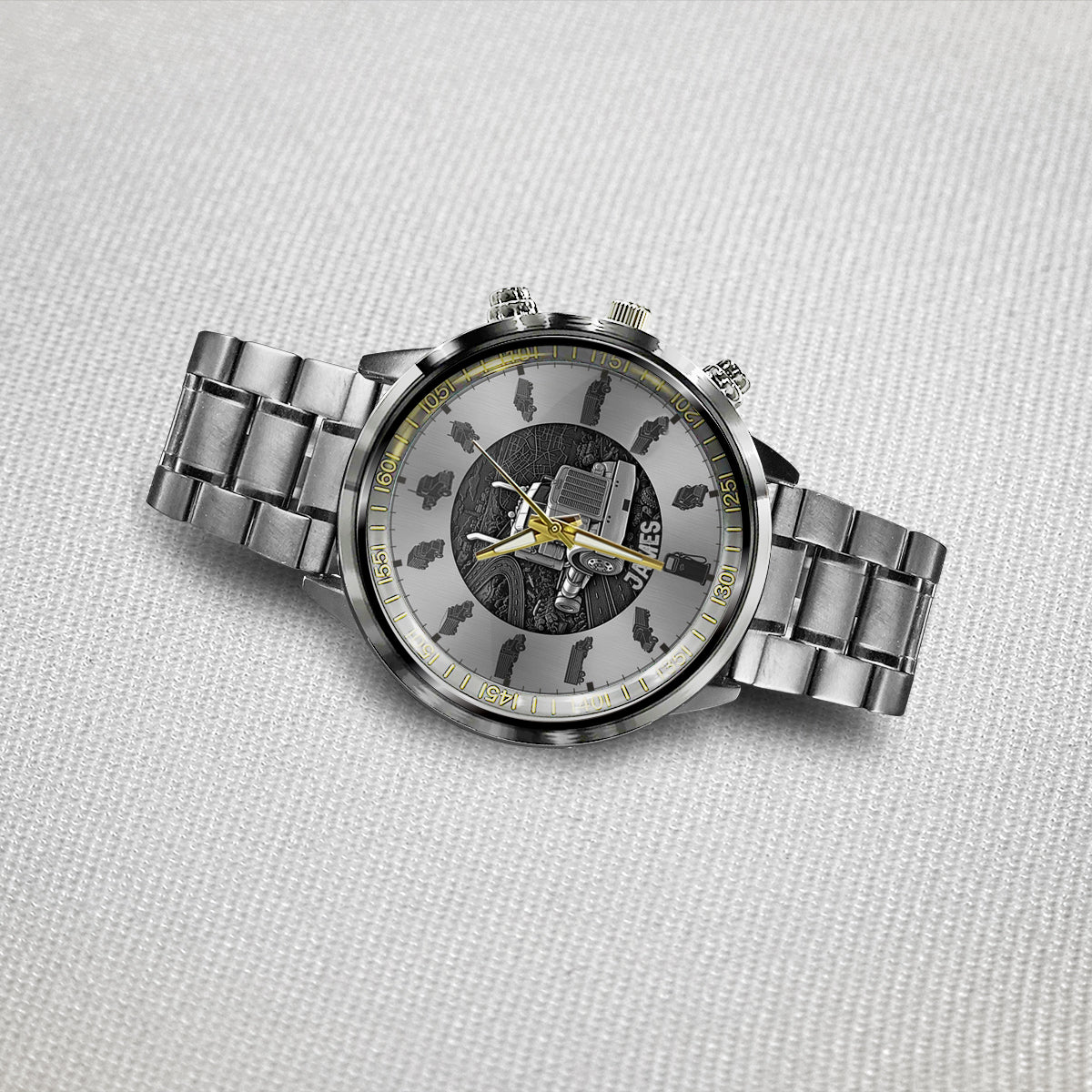 Cooler Trucker – Personalisierte Trucker-Handuhr