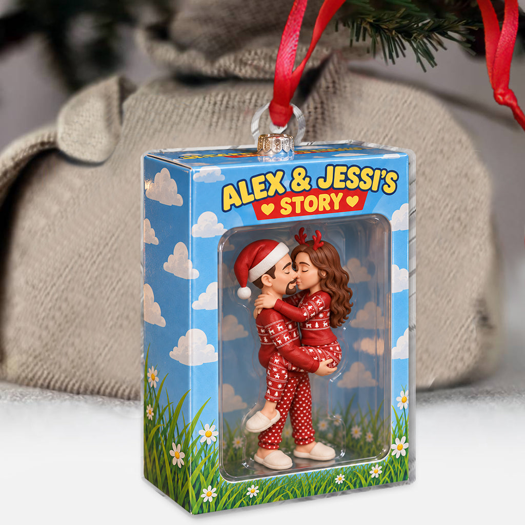 Unsere Geschichte - Personalisierte Paar Ornament