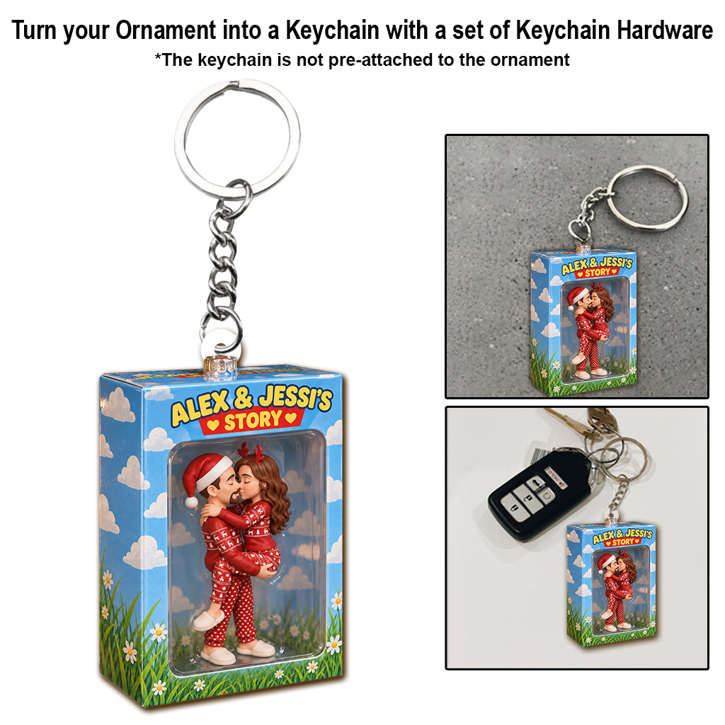 Unsere Geschichte - Personalisierte Paar Ornament
