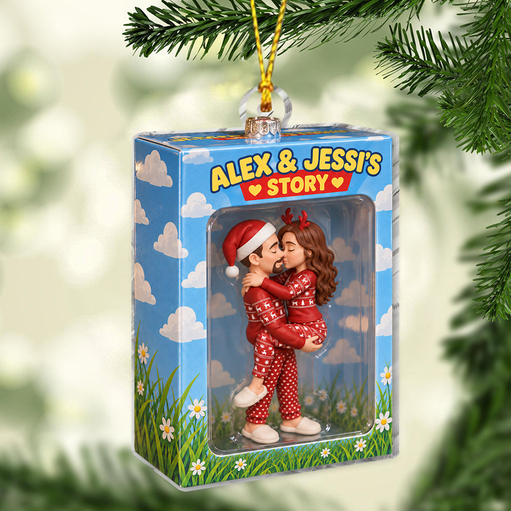Unsere Geschichte - Personalisierte Paar Ornament
