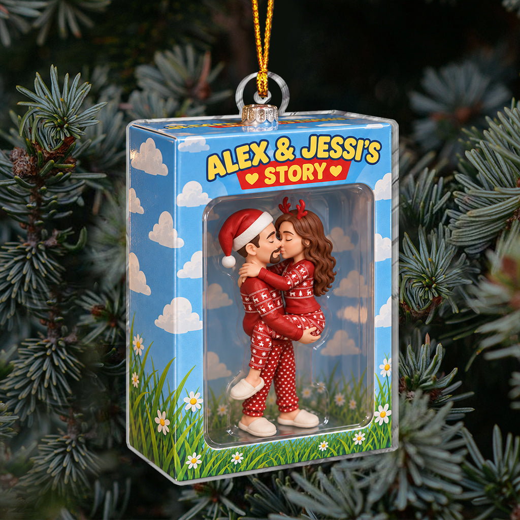 Unsere Geschichte - Personalisierte Paar Ornament