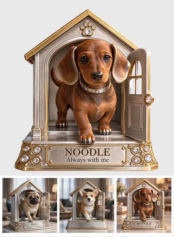 Custom Dog Lover Gift Personalized Pet Portrait Desig, Unique Dog Mom Dad Present for Puppy Owners, Cute Pet Memorial Gift, Personalized Dog Gift - Personalized Dog Custom Shaped Acrylic Plaque