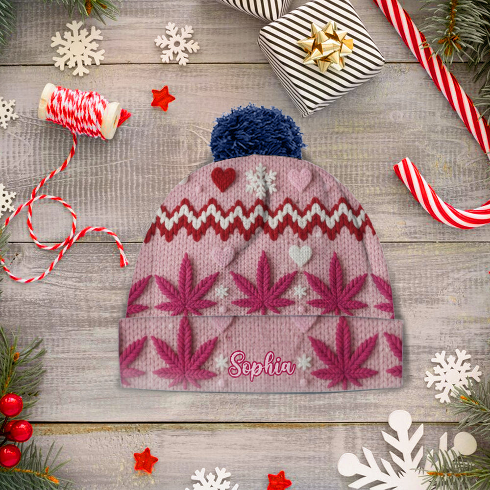 Stunning Leaf - Personalized Weed Beanie Hat