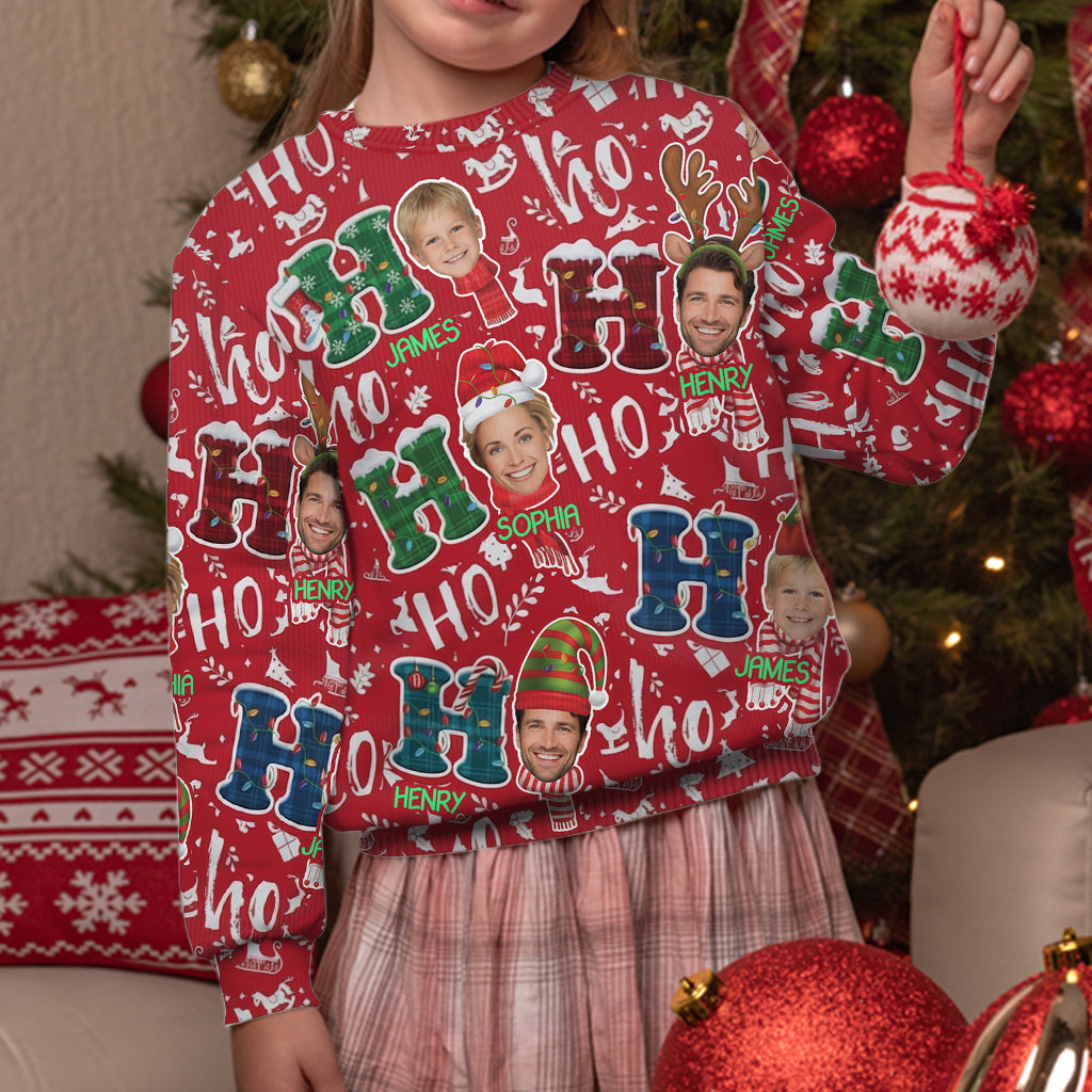 Family Christmas - Personalized Family Ugly Sweater