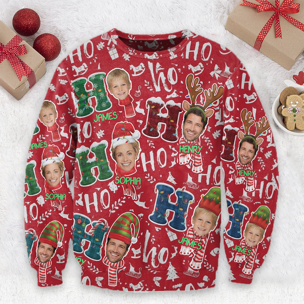 Family Christmas - Personalized Family Ugly Sweater
