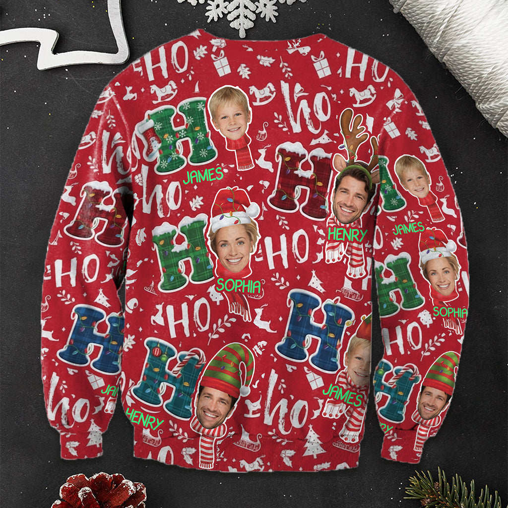 Family Christmas - Personalized Family Ugly Sweater