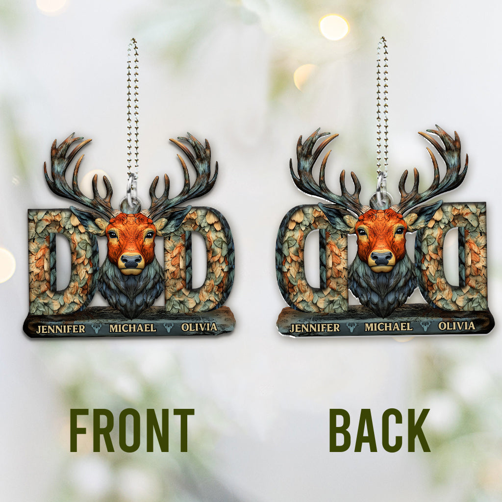 Jagdpapa – Personalisierter Autoanhänger für Jagdliebhaber