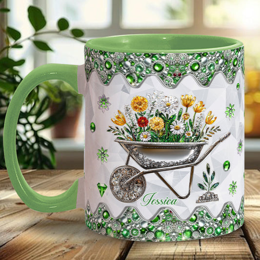 Gartenliebhaber - Personalisierte Tasse mit Gartenmotiv