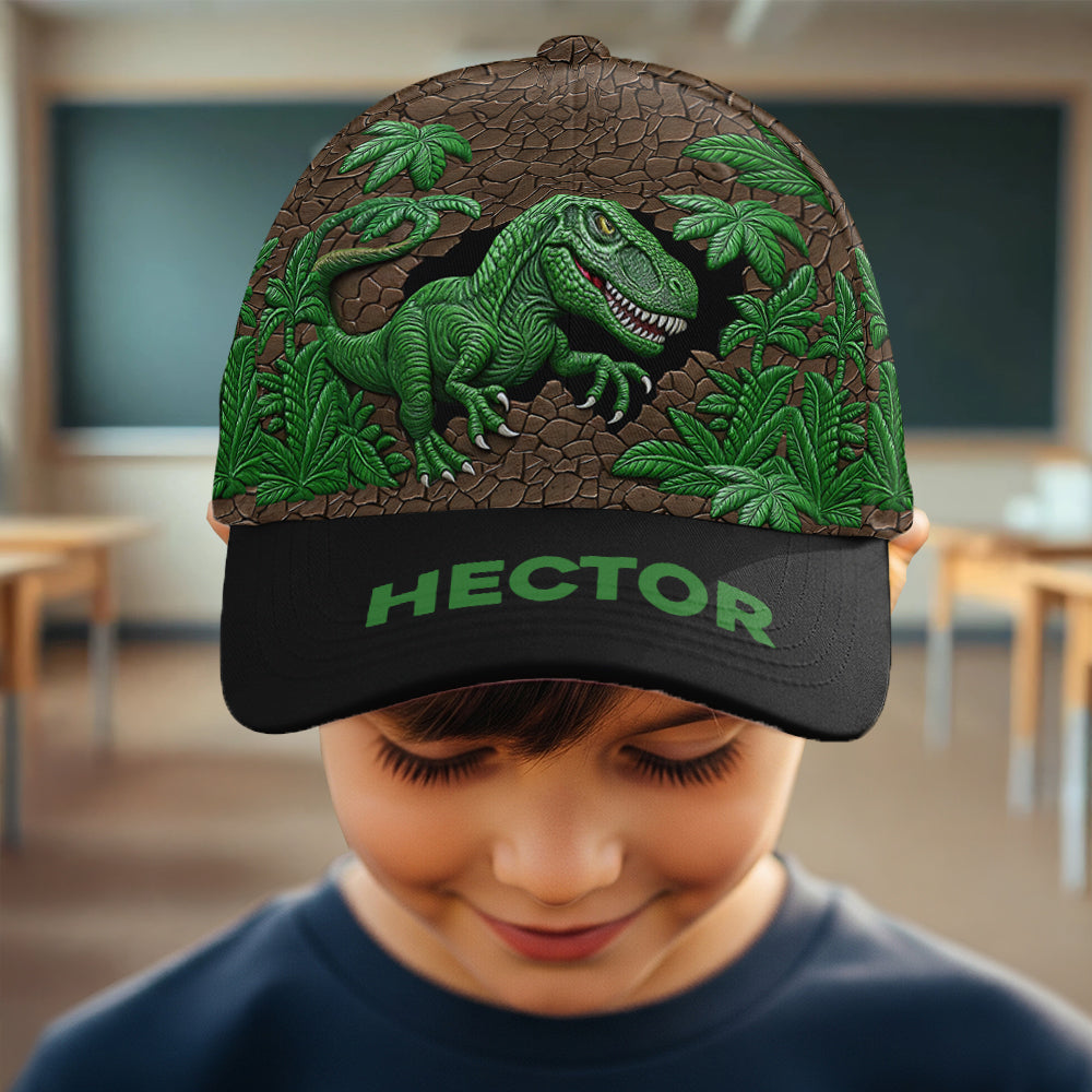 Love Dinosaur - Personalized Kid Classic Cap & Backpack