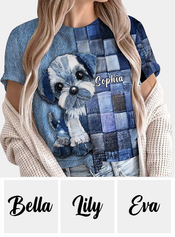 Liebe zum Hund – Personalisiertes T-Shirt mit Hundemotiv