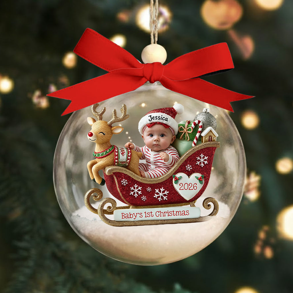 Merry Christmas - Personalized Kid Premium 3D Ornament