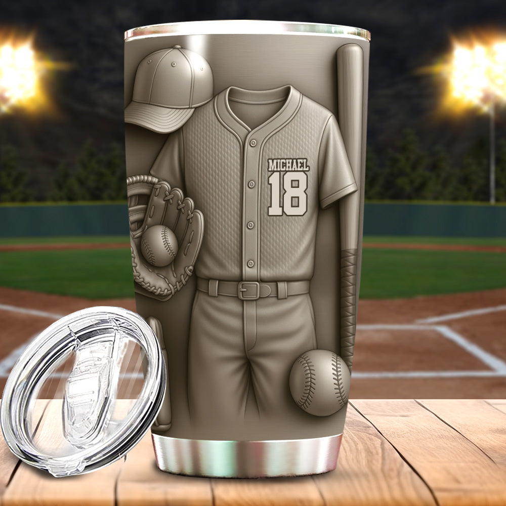 Baseball ist mehr als nur ein Spiel – personalisierter Baseball-Trinkbecher