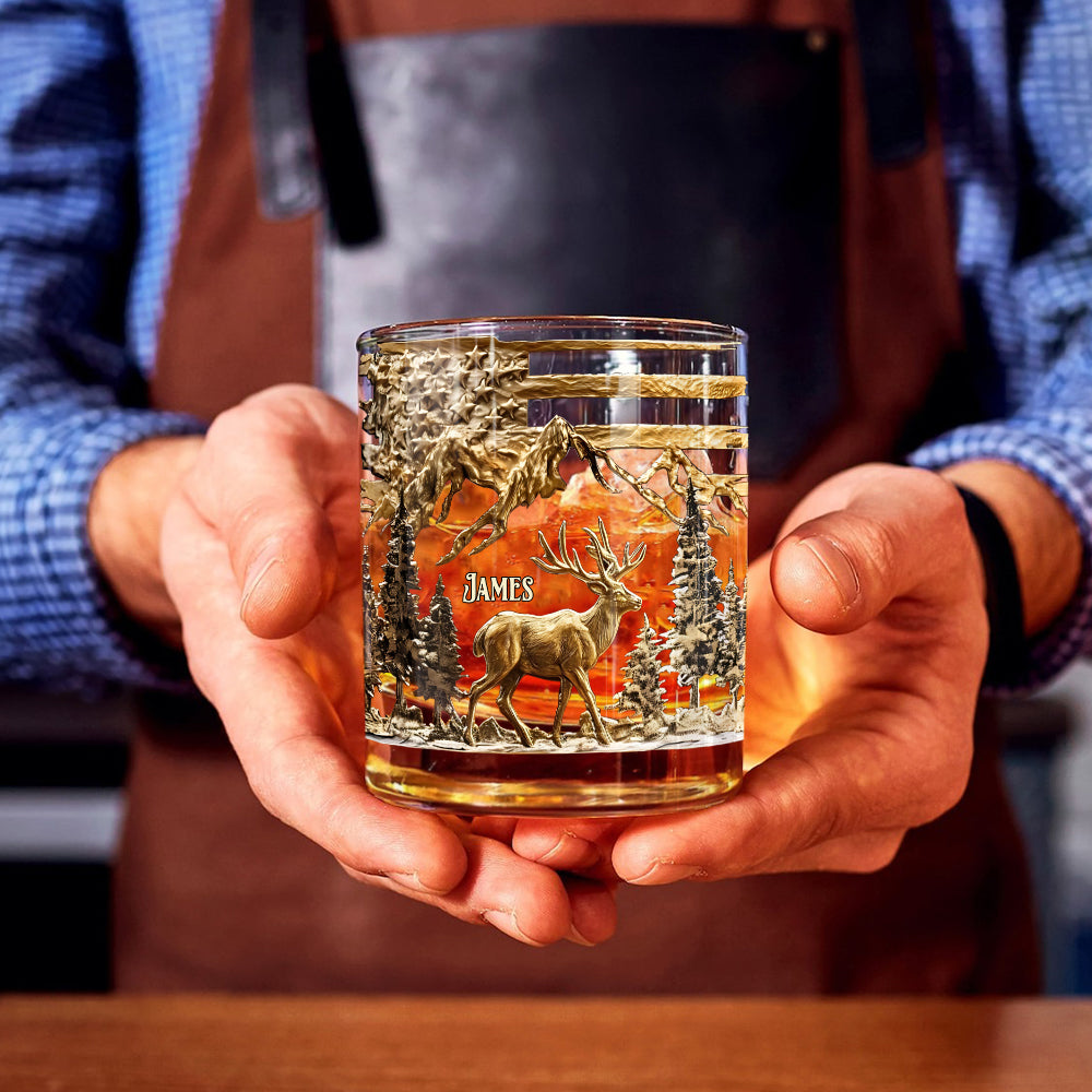 Jagd fürs Leben – Personalisiertes Jagd-Whiskyglas