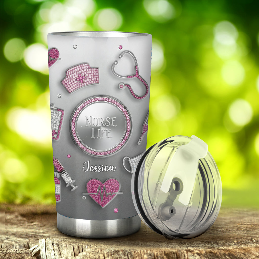 Liebe das Krankenpflegeleben – Personalisierter Krankenschwester-Trinkbecher