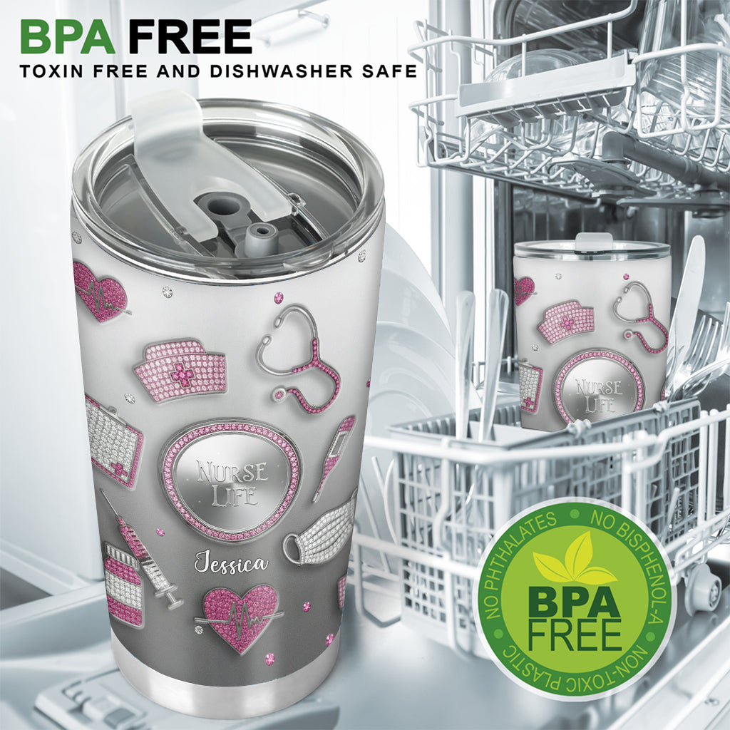 Liebe das Krankenpflegeleben – Personalisierter Krankenschwester-Trinkbecher